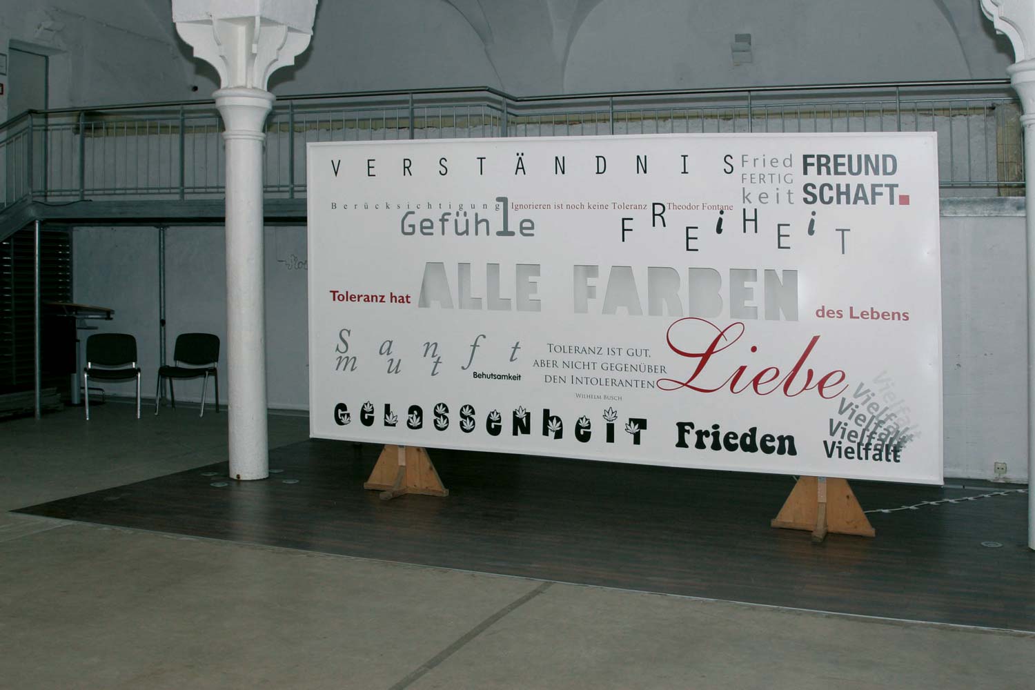 Schulprojekt - Lichtkunst im internationalen Lichtkunstmuseum der Stadt Unna zum Thema Homophobie