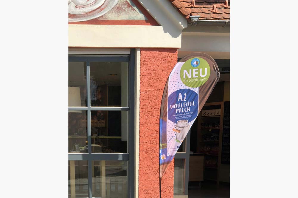 Beachflag für Verkaufsstandorte