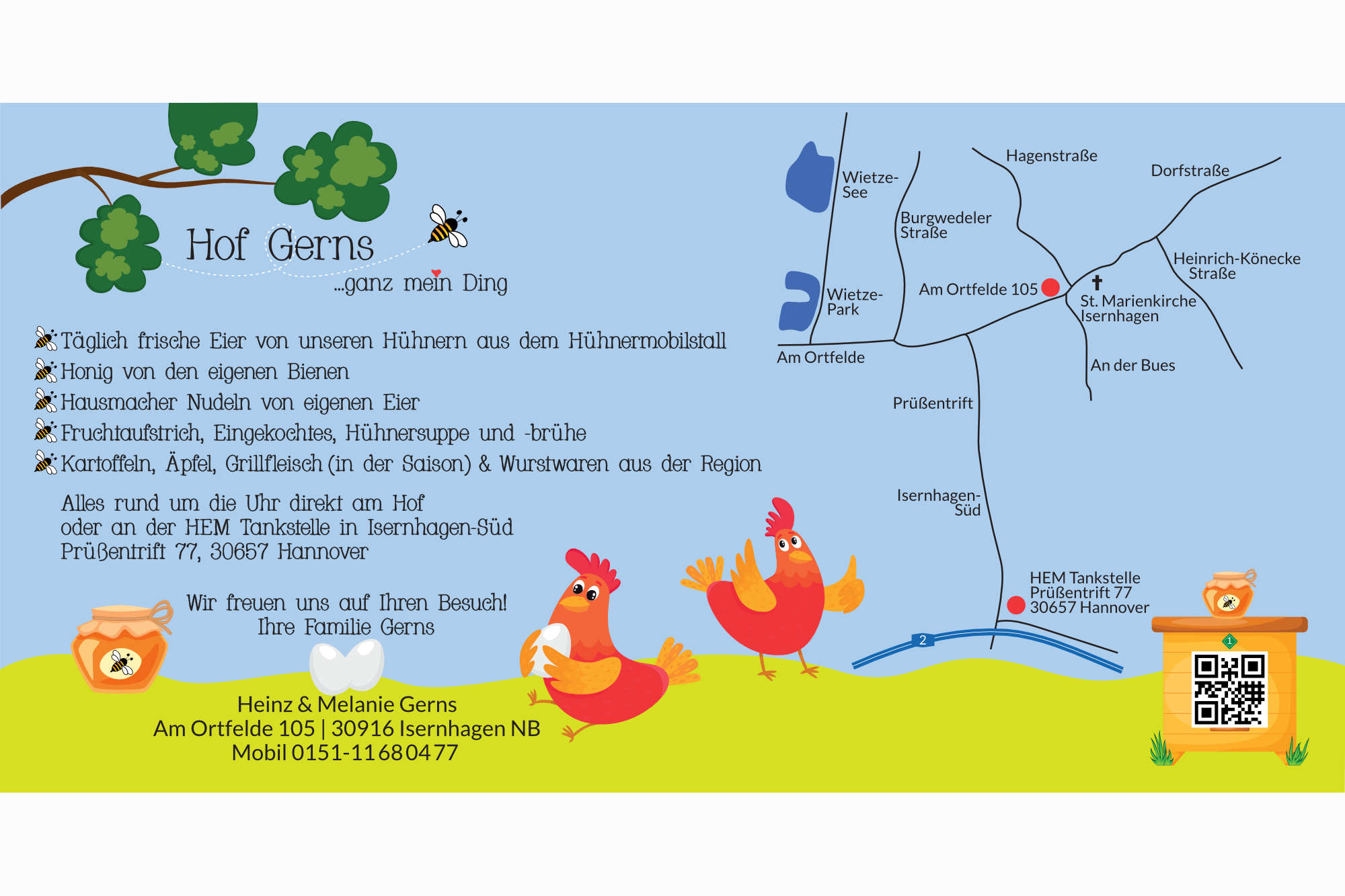 Flyer hinten