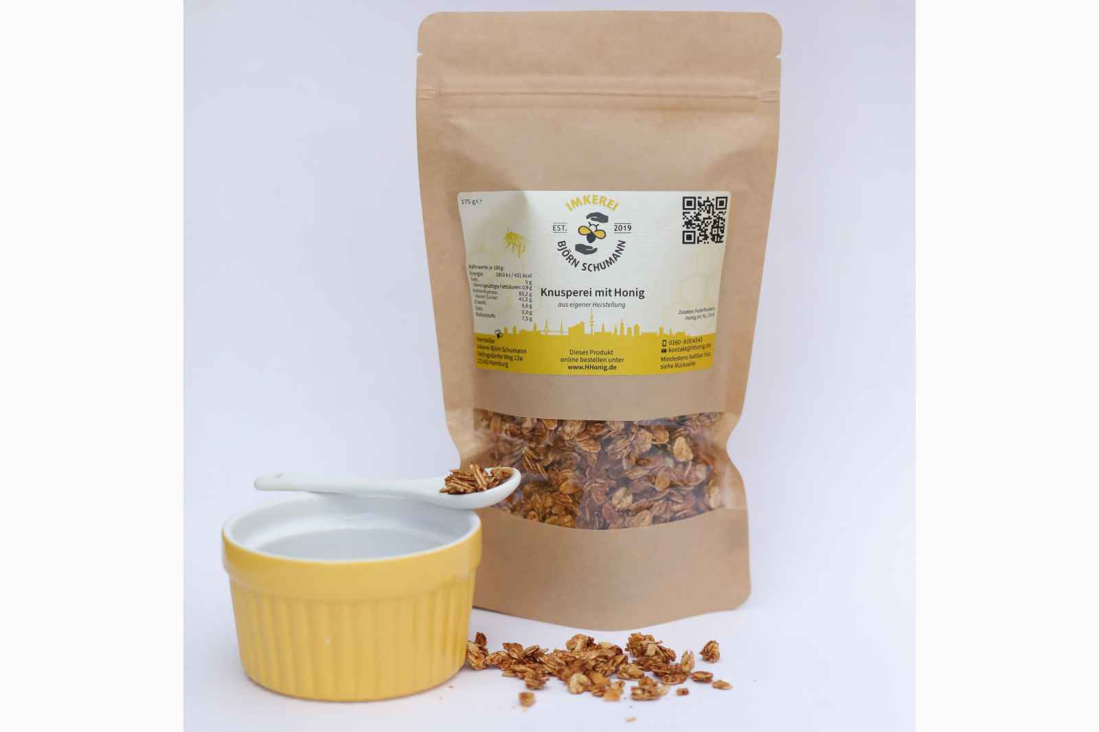 Produktetiketten Blockbodenbeutel