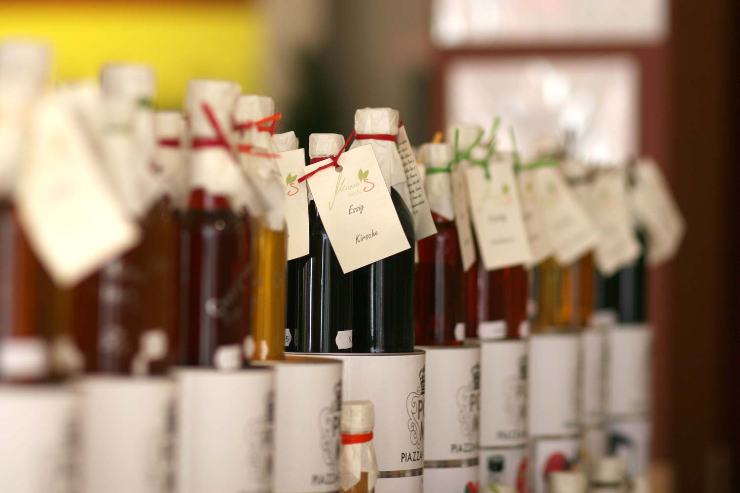 Produktanhänger einseitig